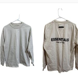 Essentials Fear of  God long sleeve tshirt oversized size medium